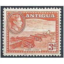 Antigua 1938 SG103 3d Orange Mounted Mint