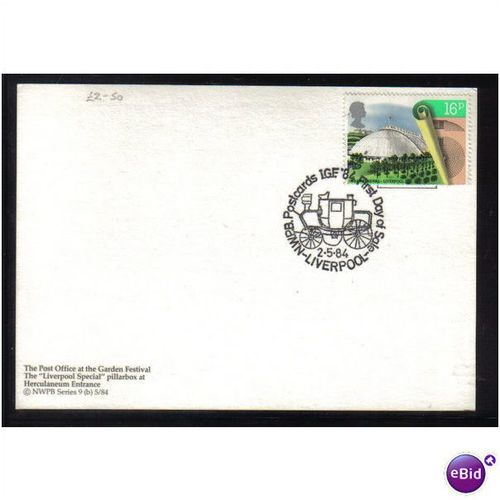 1984 SPECIAL BOX ,GARDEN FESTIVAL LIVERPOOL PO FDI