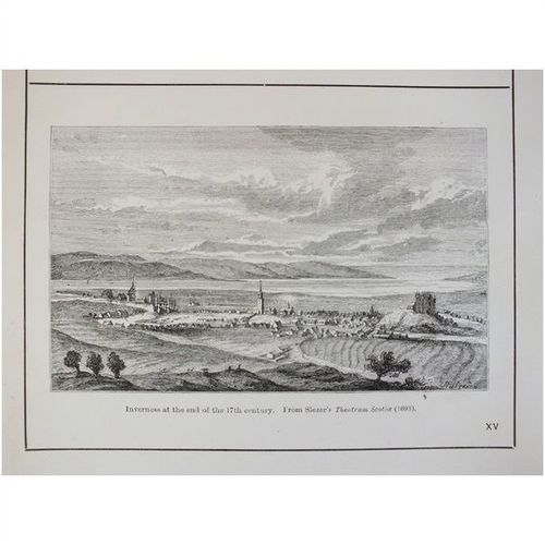 Inverness & Gordon Castle Morayshire - Antique Scottish Print, Circa 1880s