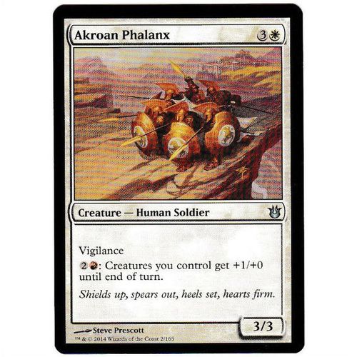 Magic the Gathering - Born of the Gods - #2/165 - Akroan Phalanx