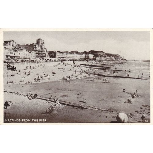 Hastings From the Pier Sussex Postcard (Sx71754)
