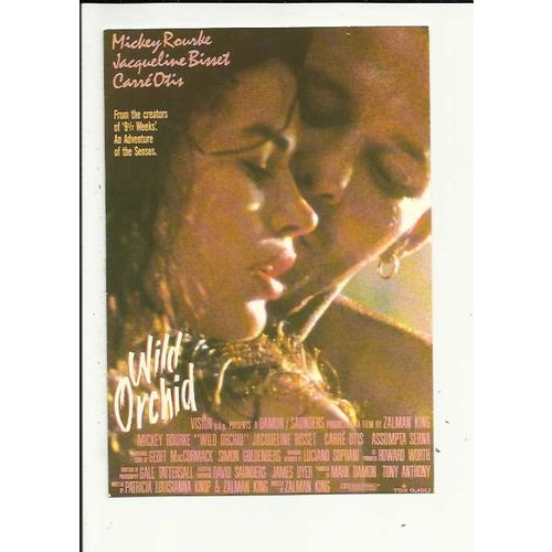 WILD ORCHID Mickey Rourke Poster Art Postcard by Box Office (1081)