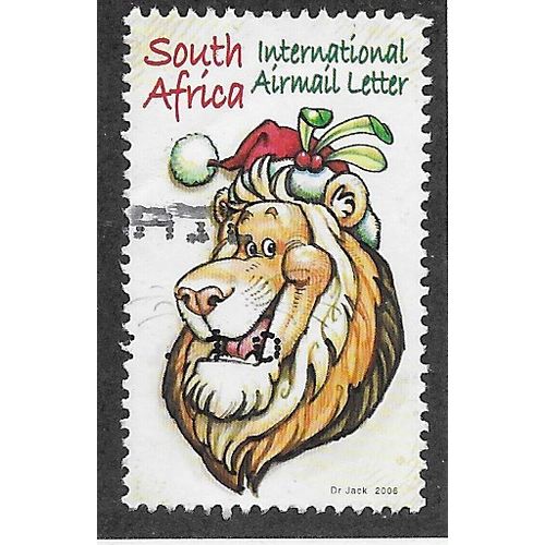 ZAF 2006 (INTL AIRMAIL LETTER 'CHRISTMAS' FINE USED (EBID 52-012)