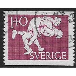 Fa 448: 1 Kr. 40 red-lilac Association of Swedish Sports Clubs.