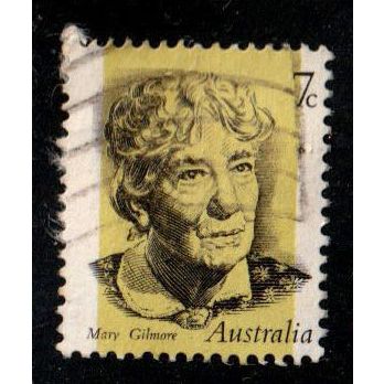 Australia 1973 Famous Australians Mary Gilmore 7c Used Stamp.