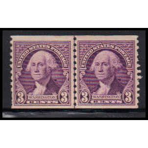 721 3c George Washington Just Clears MMH CLP QA0002