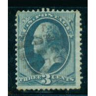 Used 147 3c George Washington Barely Clears M00051