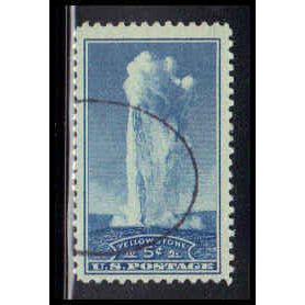 Used 744 5c Yellowstone National Park Fine RA2303