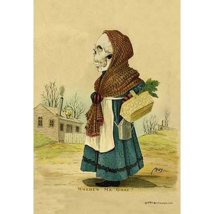 Death Comes from the Market 20 x 30 Poster