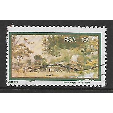 SOUTH AFRICA 1976 ERICH MAYER PAINTER 10c FOOT OF THE BLAAWBERG SG400 FINE USED2