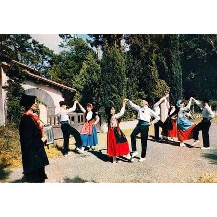 France La Fandango 1960s French Flamenco Fashion Dance Dancing Costume Postcard