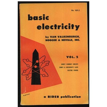 basic electricity VOL. 2 First Edition 1954 FREE Shipping