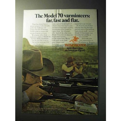 1977 Winchester Model 70 Varminteer Rifle Ad