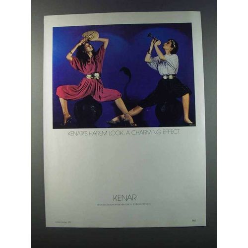 1981 Kenar Fashion Ad - Harem Look A Charming Effect