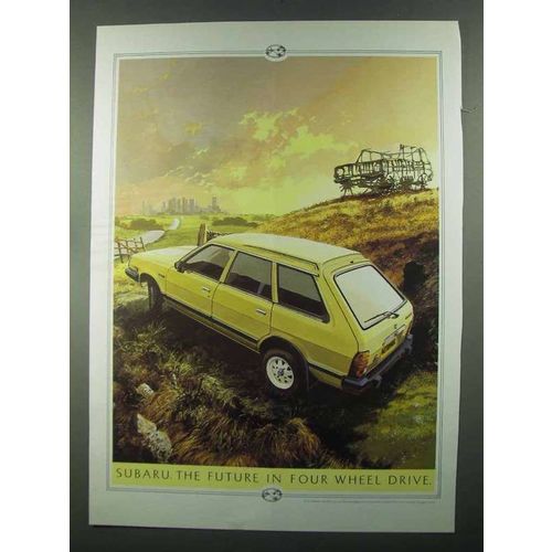 1983 Subaru Cars Ad - The Future in Four Wheel Drive