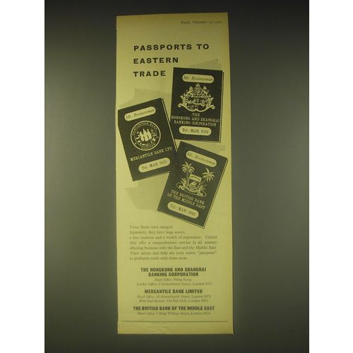 1962 HSBC Ad - Passports to Eastern Trade