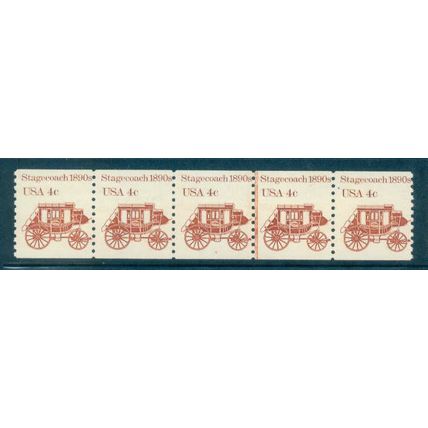 1898A 4c Stagecoach Fine MNH Dry Gum PNC 4/5 V0099