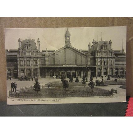L' HOTEL de VILLE , ARRAS, FRANCE unused antique postcard #