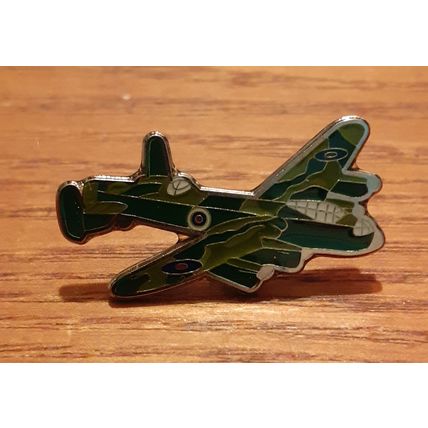 UK United Kingdom RAF Royal Air Force Aeroplane Pin Badge - Lancaster Aircraft