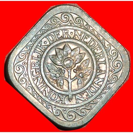 ORANGE (1913-1943): NETHERLANDS★5 CENTS 1913 UNC RARE★LOW START! ★ NO RESERVE!