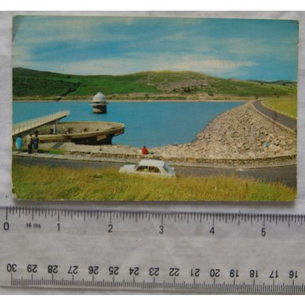 1969 postcard Lake Celyn Reservoir, Bala