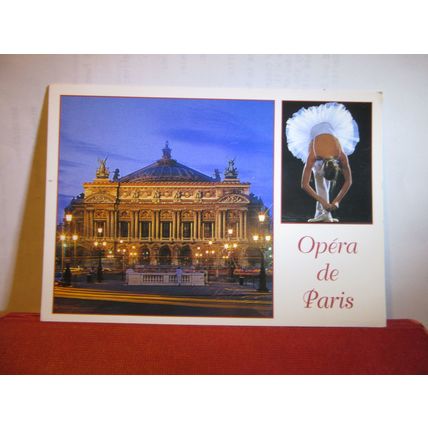 OPERA de PARIS, FRANCE used postcard 2003 pm #