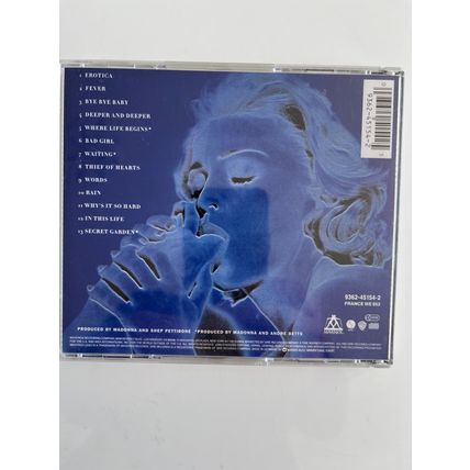 MADONNA - EROTICA (UK AUDIO CD, 1992)