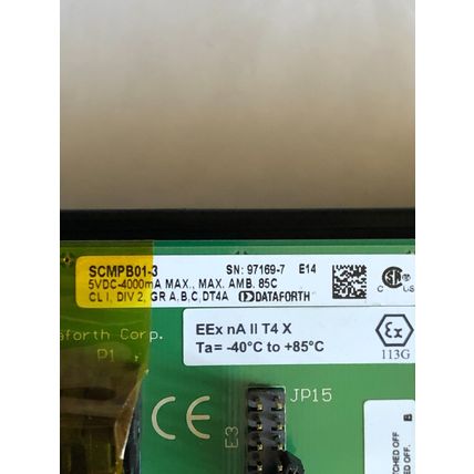 NEW DATAFORTH SCMPB01-3 BACKPANEL ANALOG,5vdc 4000ma,AZ