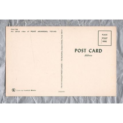Port Aransas, Texas - Postally Unused - Frank Whaley Postcards Postcard