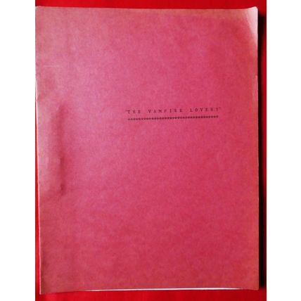 VAMPIRE LOVERS, The (1963) RARE Vintage Hammer Pre-production Booklet