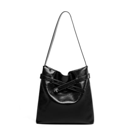 Women Genuine Leather Purses Handbags Black