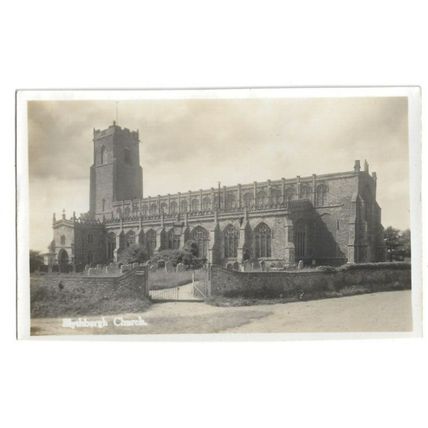 Blythburgh Church, Suffolk, RP Postcard.