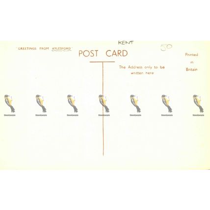 Aylesford (Priory?), Kent, Rare RP Postcard
