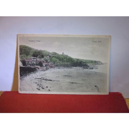 TOWN CLIFF, HEYSHAM, LANCASHIRE used antique postcard by Lawson & Sons 1904 pm =