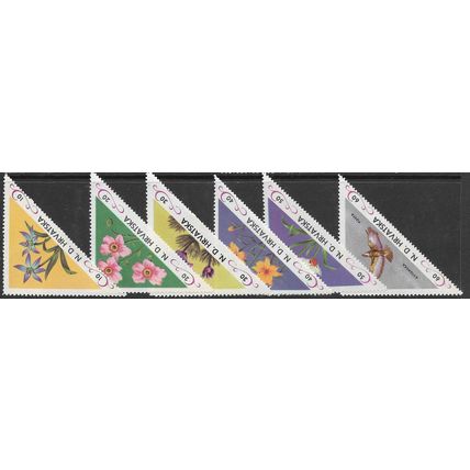 1951 6 different values - MNH (**) - FLOWERS/BIRD - Private Issues
