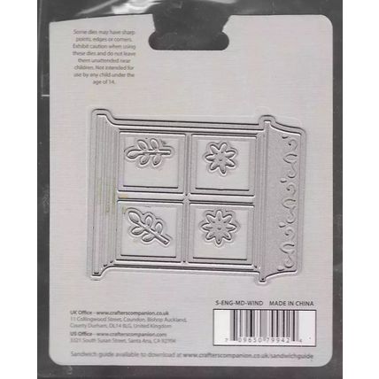 Crafter's Companion. Sara Davies. Cottage Window Die Set. Die Cutting Cardmaking