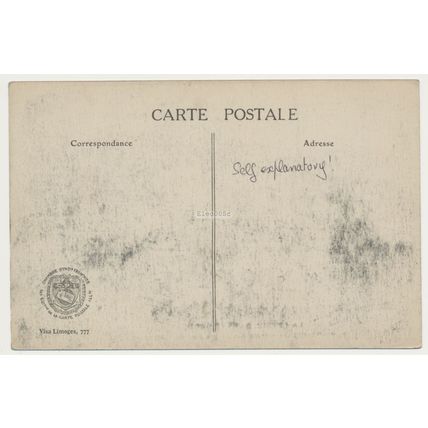 VERMELLES Les tranchees dans le Parc du Chateau Guerre WW1 WWI CCC RPPC 50