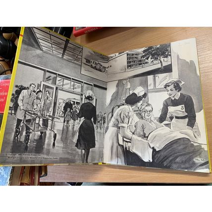 1963 "EMERGENCY WARD 10 GIRLS ANNUAL" ILLUSTRATED ANNUAL HARDBACK BOOK (P4)