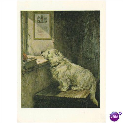 Colour Postcard - Will He Come Back? by Robert Morley