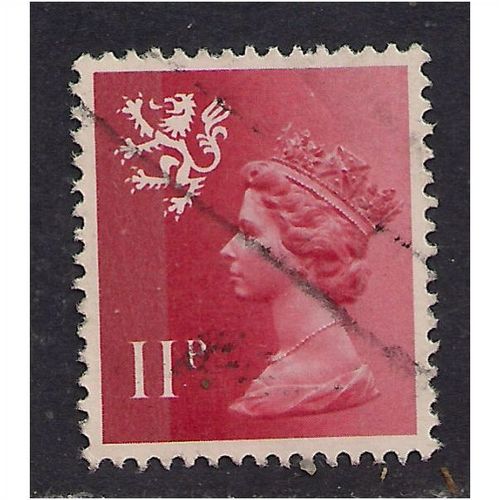 Scotland GB 1976 11p Scarlet Machin Stamp SG S32.(K195 )