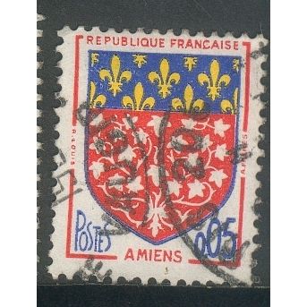 France 1960 - SG1499a - 5c "Amiens" Arms - used