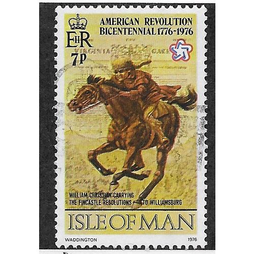 IOM 1976 7P 'AMERICA BICENTENNIAL' FINE USED (EBID54-745)