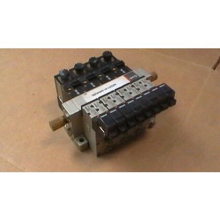 SMC NZZX1-01-0002USL Manifold with (4)ZX-05 (4)VJ314 (4)VJ324M