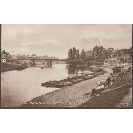London - Hampton Court Bridge - Frith postcard c.1920s