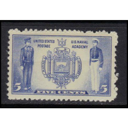 794 5c Naval Academy Almost Very Fine MNH U2102