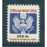 O128 4c Eagle Fine MNH Q3185