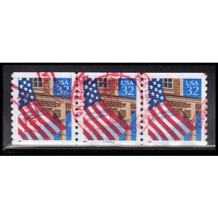 Used 2913 32c U.S. Flag Over Porch Very Fine PNC 11111/3 PA3485