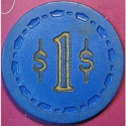 FR Casino Club. $1 Vintage Casino Chip. San Francisco, CA. 1964. Q33.