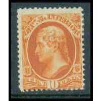 O19 10c Franklin 'INTERIOR' Average MHRs C3462