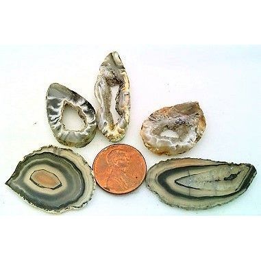 Natural Polished Agate Cabochon Size Gemstone Slabs Lot 17